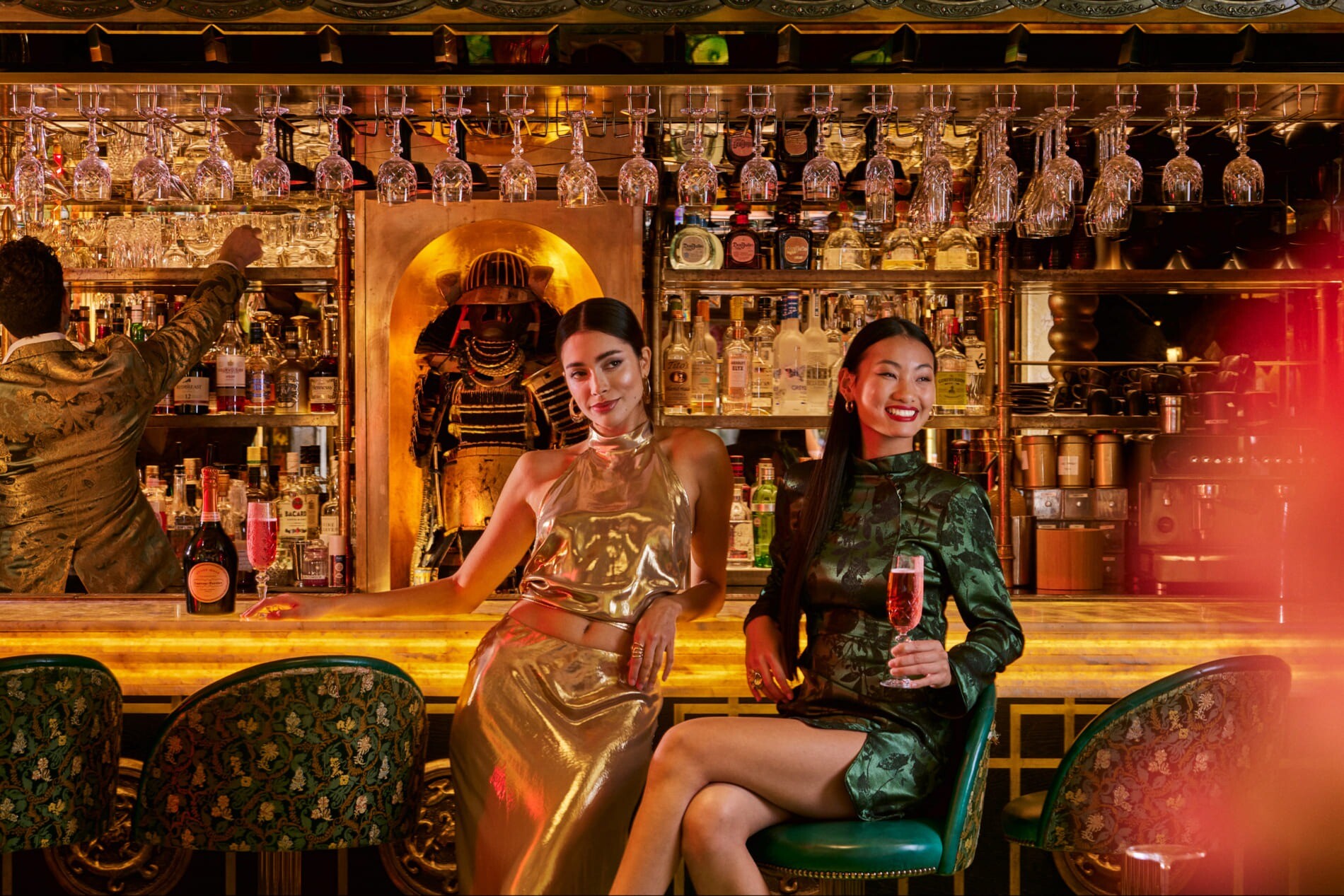 Guests celebrating at The Ivy Asia Mayfair in London.