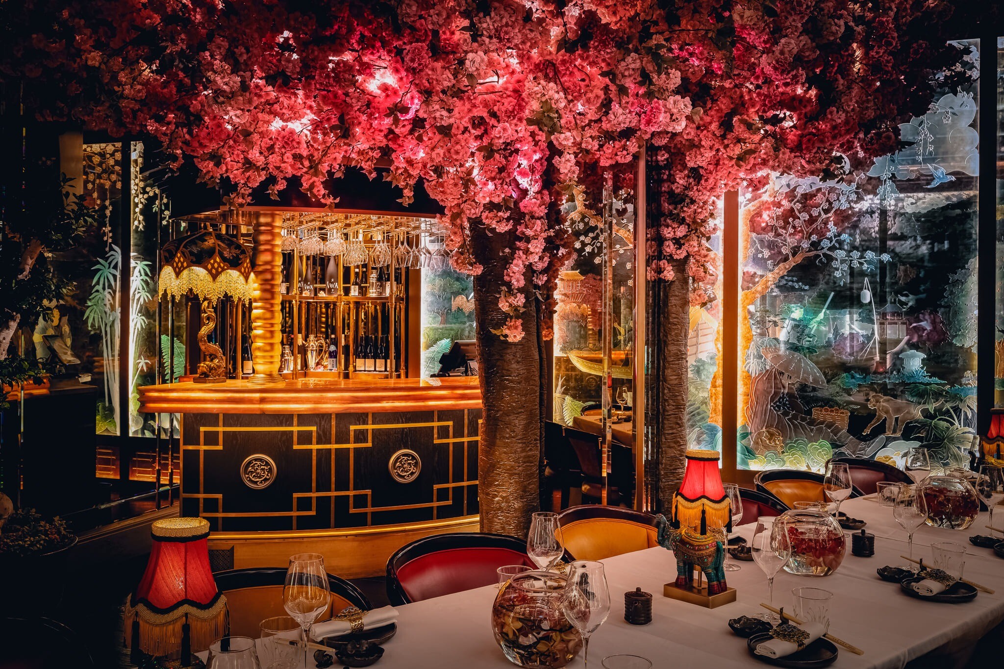 Interior of The Sakura Room.
