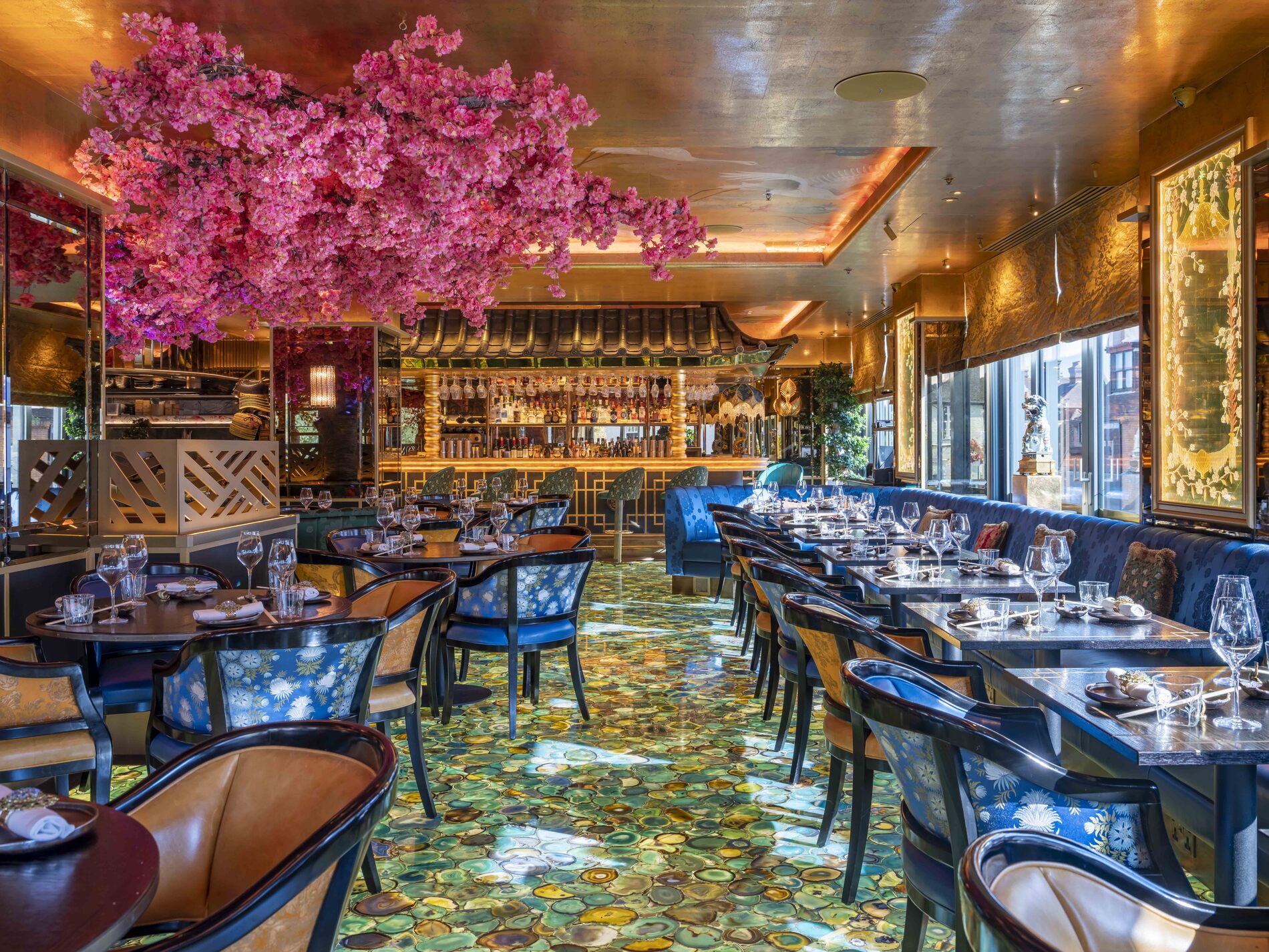 Interior of The Ivy Asia Guildford.