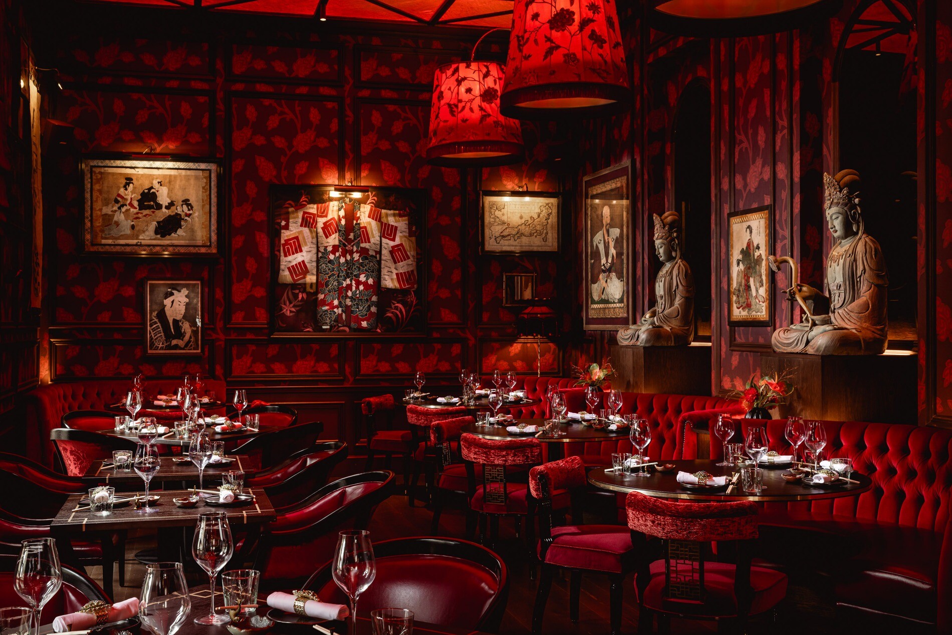 The Ivy Asia Liverpool interior.