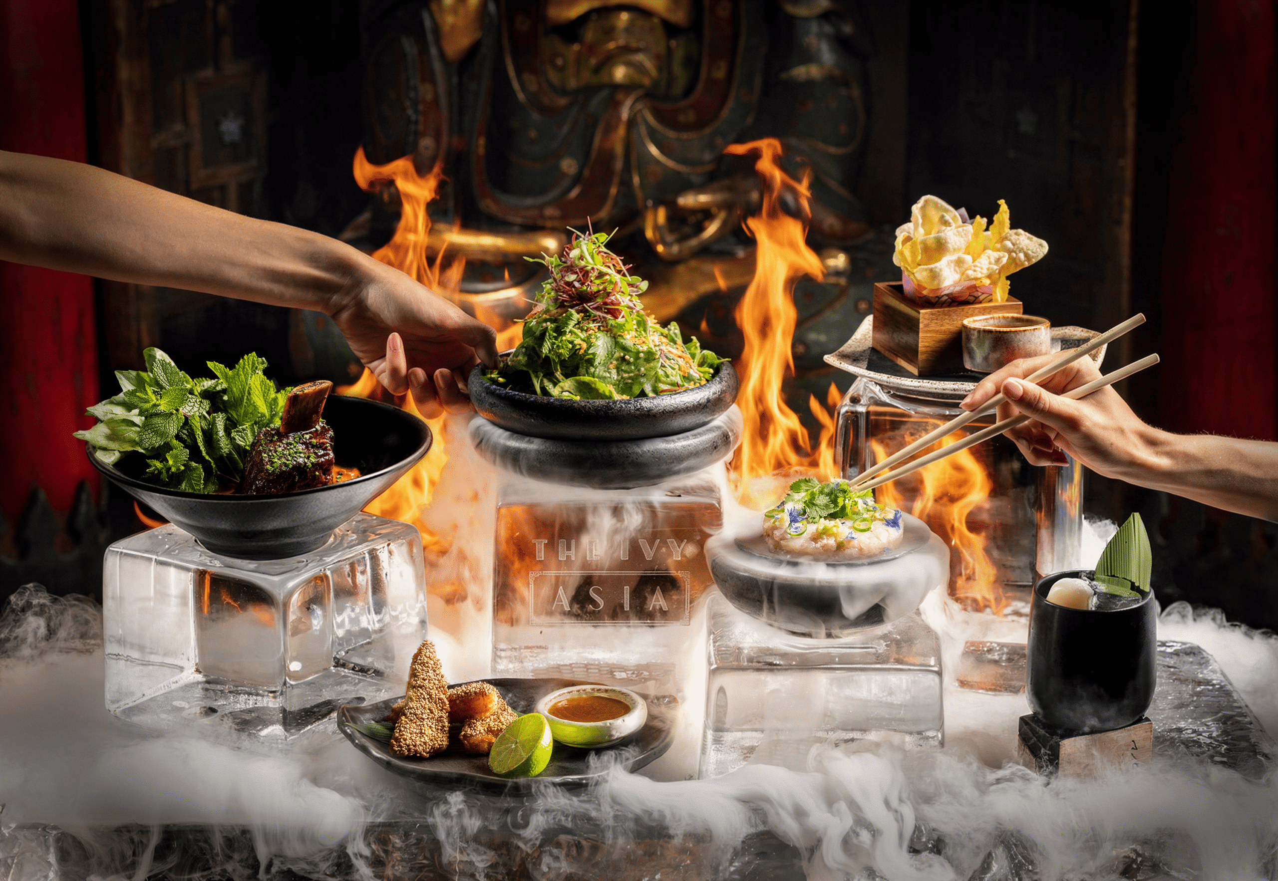 elements set menu at the ivy asia