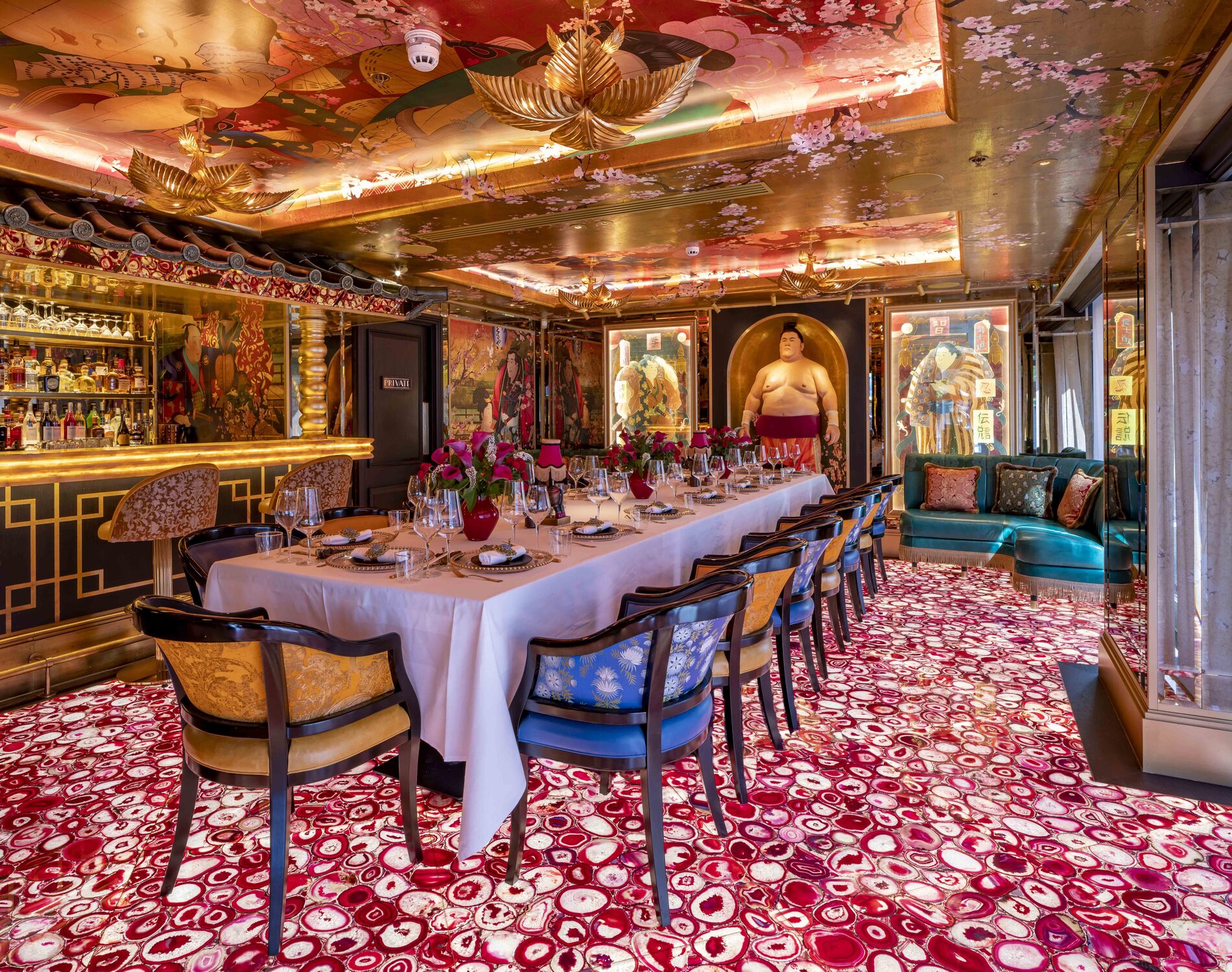The Sumosan Room at The Ivy Asia Guildford.